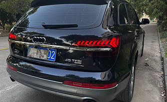 Ліхтарі Audi Q7 4L тюнінг Led оптика стиль 2020+