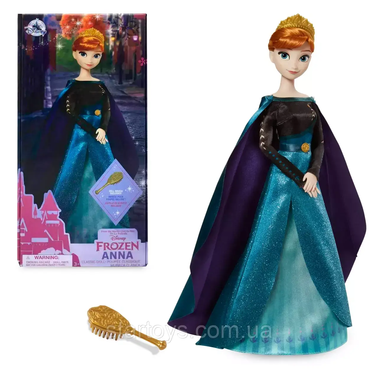 Лялька Принцеса Анна Дісней 2023 Anna Classic Doll – Frozen Disney Store, фото 1