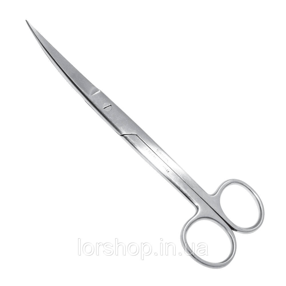 Ножиці стандартні операційні 18.5 см, гострий/гострий/зігнуті, J-22-044