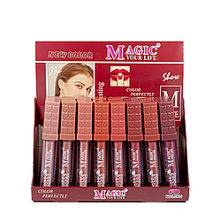 Набір помад для губ рідких матових Lip Gloss Magic Your Life 24 шт