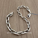 Масивний срібний браслет чоловічий якір. Браслет якірне плетіння срібло 925, фото 9