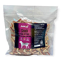 Лакомство для собак AnimAll Snack лососевые сэндвич-треугольники 500 г 99531