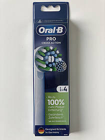 Насадки для електричної зубної щітки ORAL-B EB50RX PRO Cross Action White 4 шт.