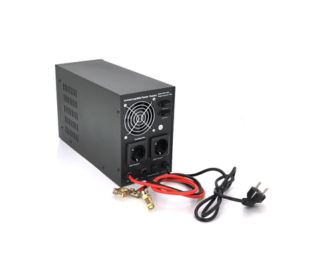 Інвертор автономний Ritar SK-1000VA (700W), ДБЖ 700 Вт для АКБ 12 В із чистою синусоїдою струм заряду 10А/15А, фото 3