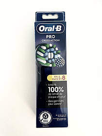 Насадки для електричної зубної щітки ORAL-B EB50BRX PRO Cross Action Black 8 шт.