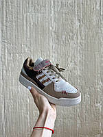 Кросівки жіночі демісезонні коричневі Adidas Forum Low Clear Brown. Жіночі кросівки хіт Адідас Форум Лов, фото 7