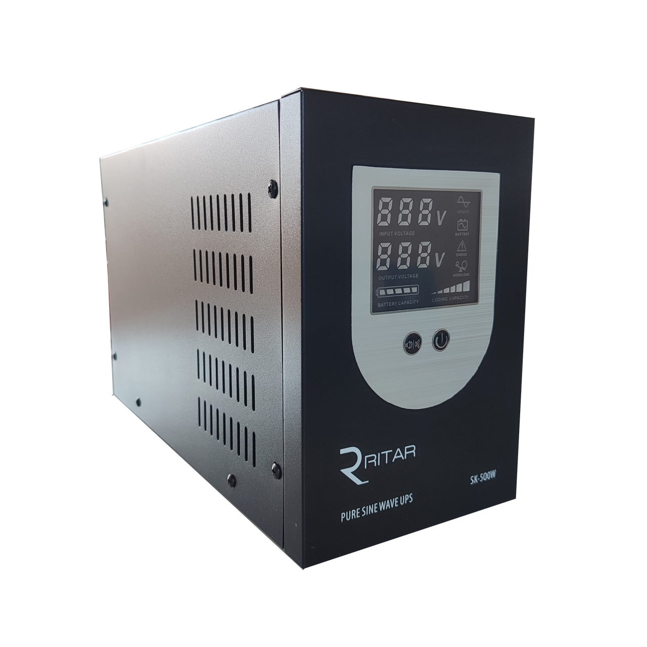 Джерело безперебійного живлення Ritar SK-800VA (500W) LСD автономний інвертор 800ВА/500Вт ДБЖ 12В