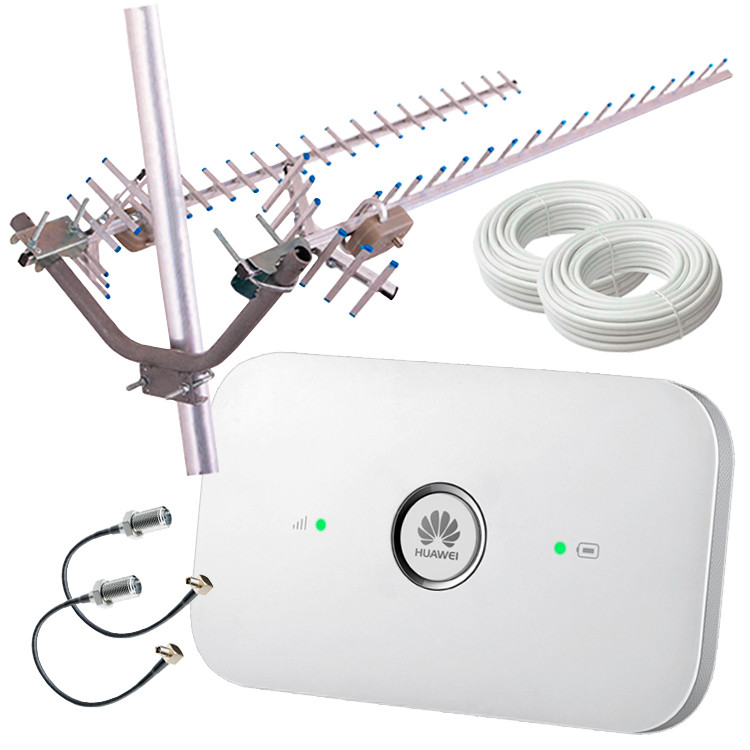 4G інтернет (Роутер Huawei E5573 + Потужна антена 32ДБ)