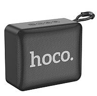 Портативна Bluetooth колонка Hoco Gold brick BS51, чорна