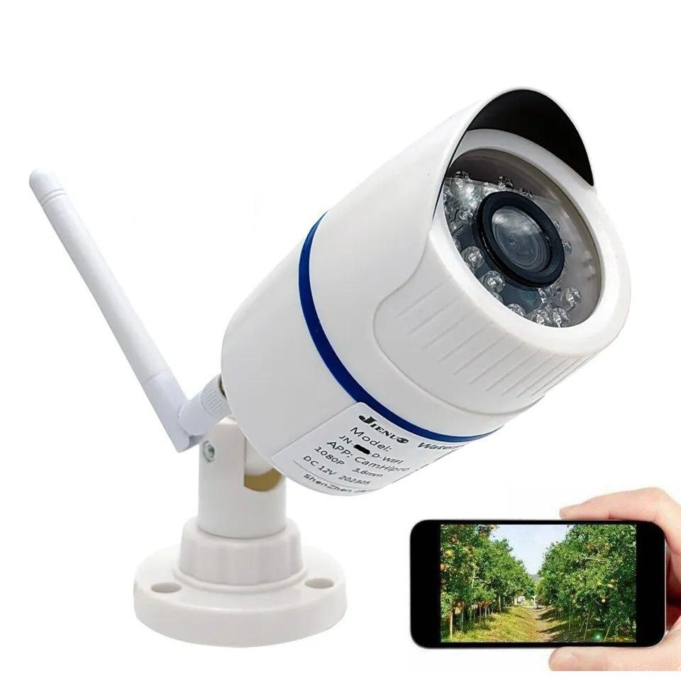 Професійна охоронна Wi-Fi IP камера Jienuo JN-107AR  4MP , AP Hotspot, Onvif. CamHi​​​​​ Pro