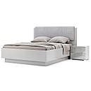 Ліжко двоспальне 160x200 Мегі Глянець Сірий Шиншила Миро-Марк (з підйомним механізмом/без матраца), фото 3