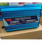 Перетворювач напруги Power Inverter Wimpex WX-2100 2000W 12V UPS, інвертор, чиста синусоїда із заряджанням, фото 3