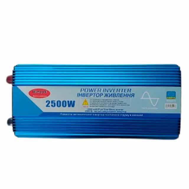 Перетворювач напруги Power Inverter Wimpex WX-2510 2500W 12V, інвертор, чиста синусоїда