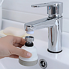 Насадка-аератор на кран, поворотна на 360°, з 3 режимами, Water Saver / Насадка водозберігаюча для змішувача, фото 9