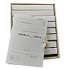 Набір для зберігання документів ЦОДНТІ: короб із гофрокартону 410х330х235 мм + 9 папок для нотаріуса з клапаном 40 мм, фото 8