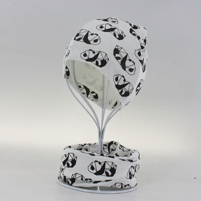 Демісезонний набір: дитяча шапка та шарф хомут, фото 1