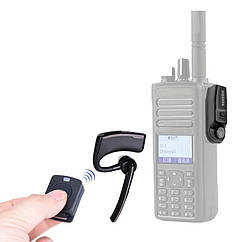⇒ Bluetooth гарнітура та PTT кнопка, для рацій Motorola DP3400 / DP4400 / DP4600 / DP4800