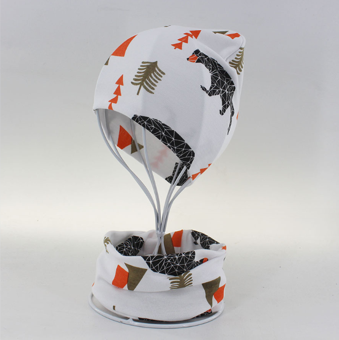 Демісезонний набір: дитяча шапка і шарф-хомут, фото 1