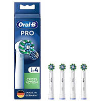 Сменные насадки для электрической зубной щетки Oral-B Pro Cross Action White 4шт EB 50 BRB (PRO-5)