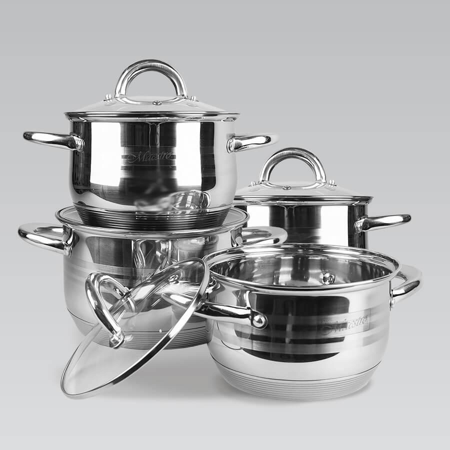 Набір кухонного посуду Maestro (Маєстро) 8 предметів (MR-3513-8)