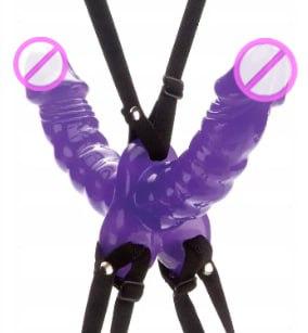 Сексуальний фалоімітатор DOUBLE STRAP-ON FOR WOMEN для пар