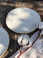 Тарілка «Кругла» 21 см, «Cream коричневий лофт»