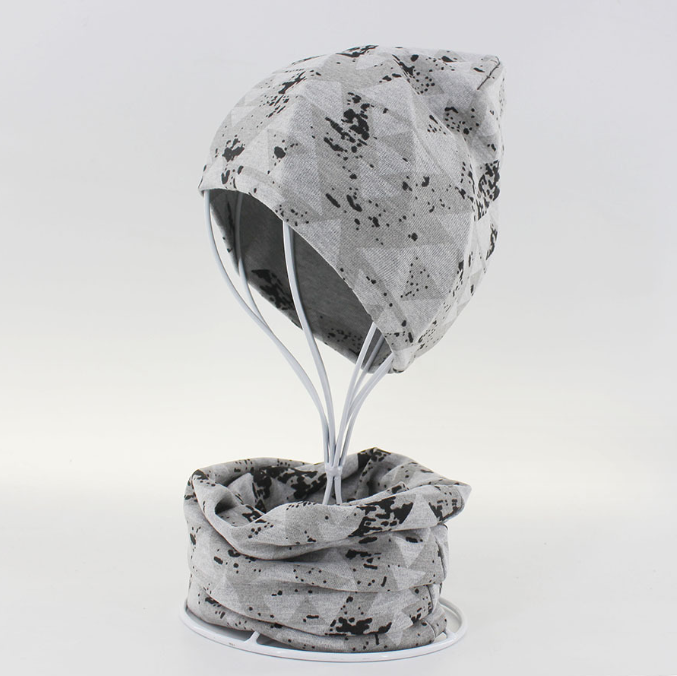 Демісезонний набір: дитяча шапка та хомут, фото 1