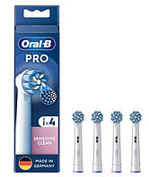 Сменные насадки для электрической зубной щетки Oral-B Pro Sensitive Clean 4 шт X-Bristles (SCPro-4)