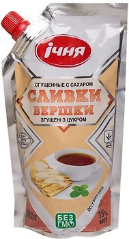 Вершки згущені з цукром "Ічня" 15% 300г ДСТУ