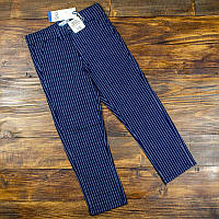 Брюки штани на хлопчика темно-сині в полоску OVS Розмір 3-4 роки 104 см