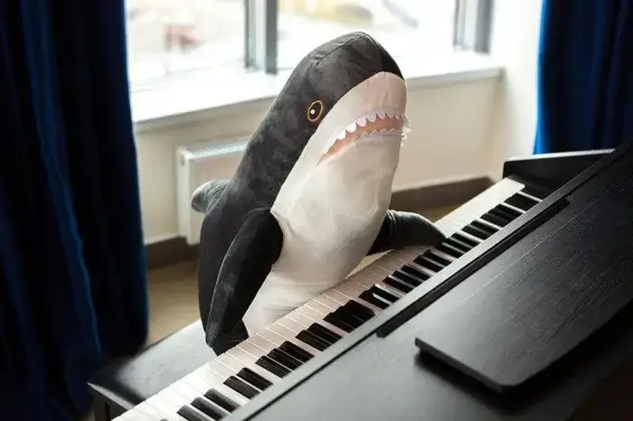 Купить Мягкая игрушка Акула из ИКЕА 100 см, плюшевая игрушка-подушка ...