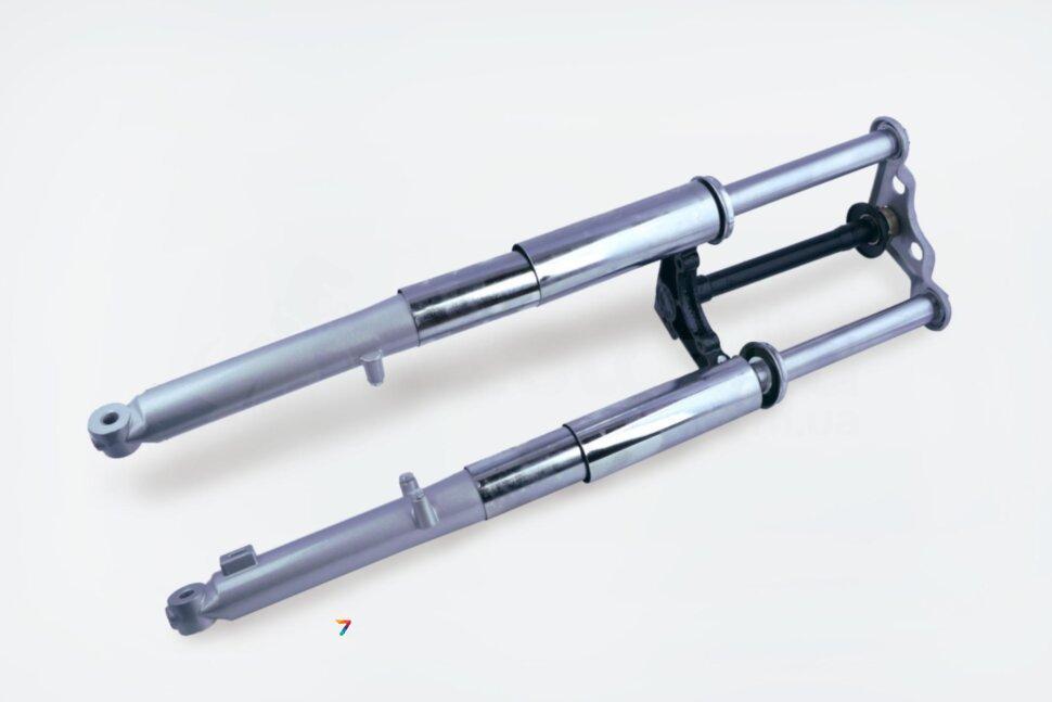 Вилка передняя гидравлическая масляная для мопедов Lider / Delta ...