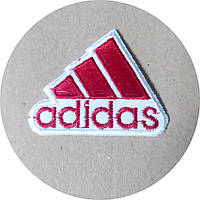 Нашивка на одежду (термо) Adidas 55*45 мм Красный с белым