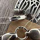 Комплект срібний ланцюжок та цікавий кулон підкова із гербом України 925 проба, фото 8