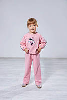 Пудровий рожевий спортивний костюм на дівчинку 104-128 Minnie Mouse