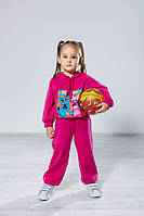 Малиновий спортивний костюм для дівчинки 104-128 Huggters