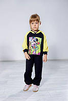 Чорний дитячий костюм для дівчинки 104-128 Minnie Mouse