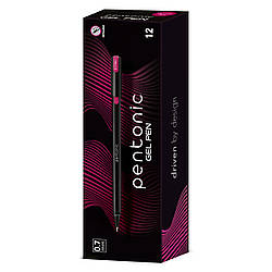 Ручка гелева LINC Pentonic 0,7 мм рожева, 12 шт/уп