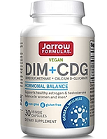 Jarrow Formulas, DIM+CDG, улучшенная формула для детоксикации, 30 вегетарианских капсул