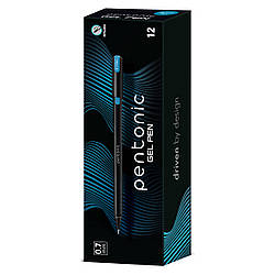 Ручка гелева LINC Pentonic0,7 мм блакитна, 12 шт/уп