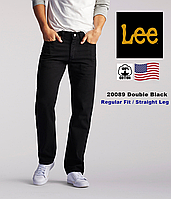 Джинсы мужские Lee®2008908 (Черные) Прямые / Оригинал из США /13.3 унции /100% хлопок W31, L32