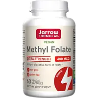 Jarrow Formulas, Methyl Folate 400 мкг (60 капс.), метилфолат, метафолин B9