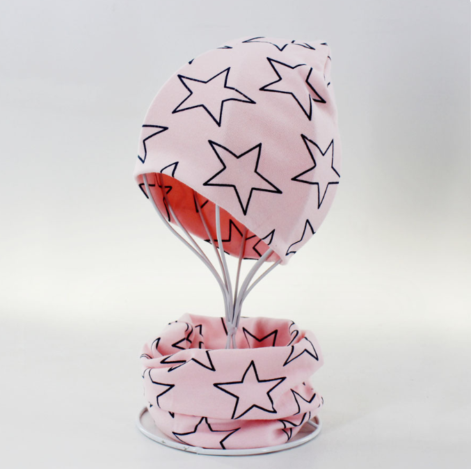 Демісезонний набір: дитяча шапка та хомут, фото 1