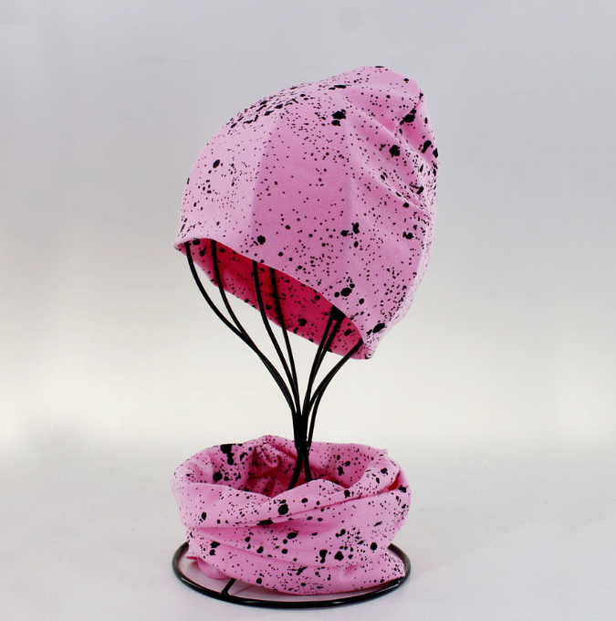 Демісезонний набір: дитяча шапка та хомут, фото 1