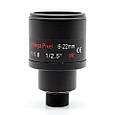 Варифокальний об'єктив камери відеоспостереження 6-22 mm M12, фото 6