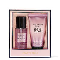 Подарочный набор мини-дуэт спрея и лосьона Velvet Petals Mini Mist & Lotion Duo