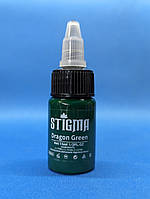 Краска Professional Tattoo Ink Stigma Dragon Green 15 ml для тату