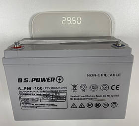Акумулятор DS POWER 12V100Ah/10Hr GEL (28 кг)