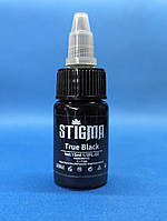 Краска Professional Tattoo Ink Stigma True Black 15 ml для тату