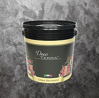Декоративна штукатурка шовк графіт Deco TERRA VELATURA SETA FIORENTINA  Grafite  1 кг графіт
